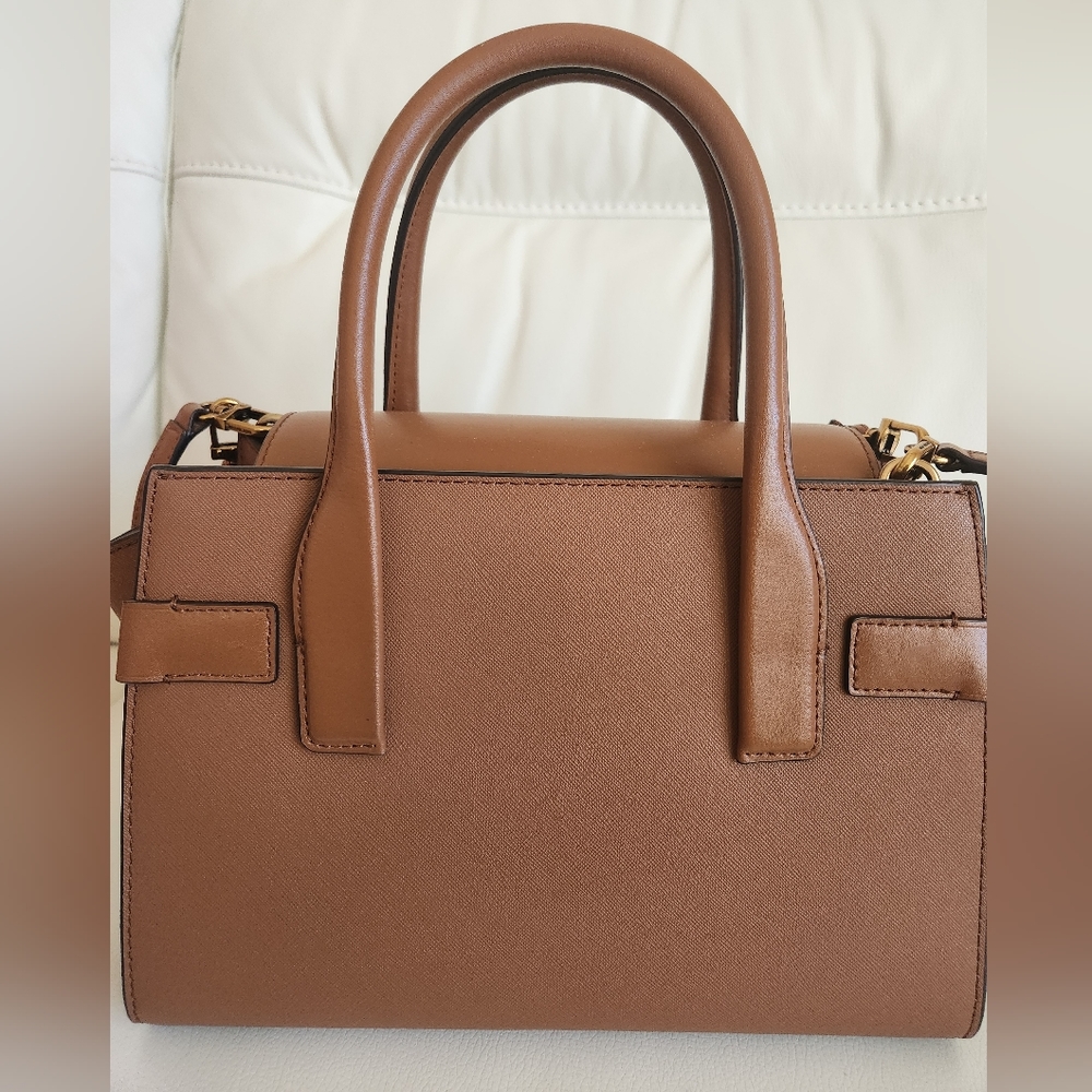 Mk Carmen Small Patchwork Embossed Leather Satchel - image 2